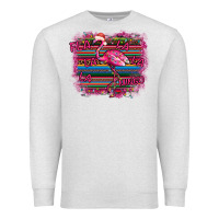 Oatmeal Heather Flamingo Christmas Premium Sweatshirt - Bettercallsaul