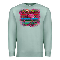 Seafoam Flamingo Christmas Premium Sweatshirt - Bettercallsaul
