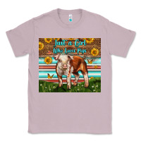 Lilac Just A Girl Who Loves Pig Classic Tee - LillyAllenDesigns