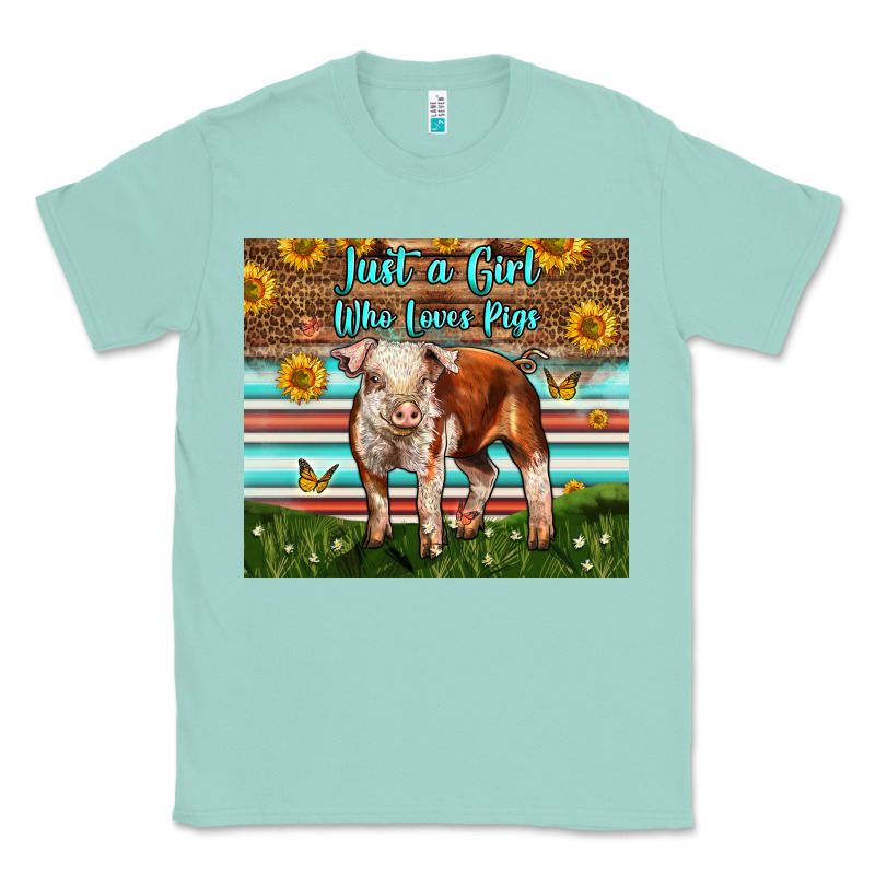 Just A Girl Who Loves Pig Classic Tee by LillyAllenDesigns | Teevron