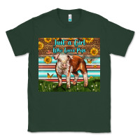 Sports Green Just A Girl Who Loves Pig Classic Tee - LillyAllenDesigns