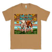Toasted Coconut Just A Girl Who Loves Pig Classic Tee - LillyAllenDesigns