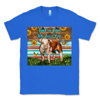 True Royal Just A Girl Who Loves Pig Classic Tee - LillyAllenDesigns