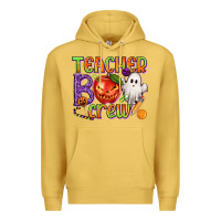Antique Gold Teacher Boo Crew Premium Hoodie - texasbilliewilder