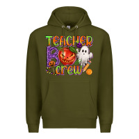 Army Green Teacher Boo Crew Premium Hoodie - texasbilliewilder