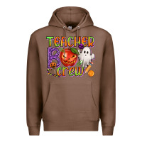 Chestnut Teacher Boo Crew Premium Hoodie - texasbilliewilder
