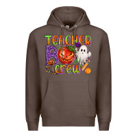 Coffee Teacher Boo Crew Premium Hoodie - texasbilliewilder