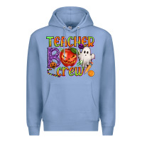 Colony Blue Teacher Boo Crew Premium Hoodie - texasbilliewilder