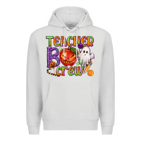 Dove Grey Teacher Boo Crew Premium Hoodie - texasbilliewilder