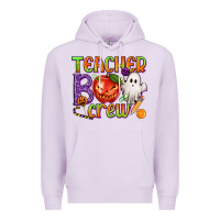 Lilac Teacher Boo Crew Premium Hoodie - texasbilliewilder