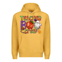 Mustard Teacher Boo Crew Premium Hoodie - texasbilliewilder