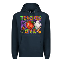 Navy Teacher Boo Crew Premium Hoodie - texasbilliewilder
