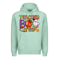 Seafoam Teacher Boo Crew Premium Hoodie - texasbilliewilder