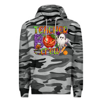 Slate Camo Teacher Boo Crew Premium Hoodie - texasbilliewilder