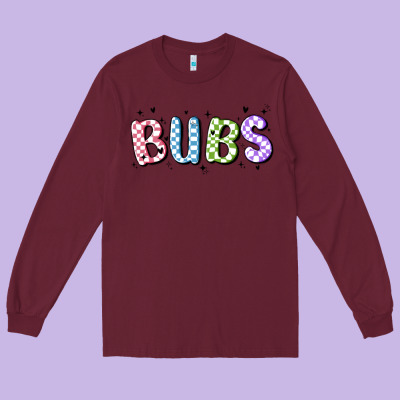 Bubs Long Sleeve Tee Designed By Maliassmallbusiness