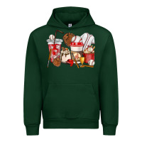 Forest Green Baseball coffee cups Urban Hoodie - HowdyJamesFarm