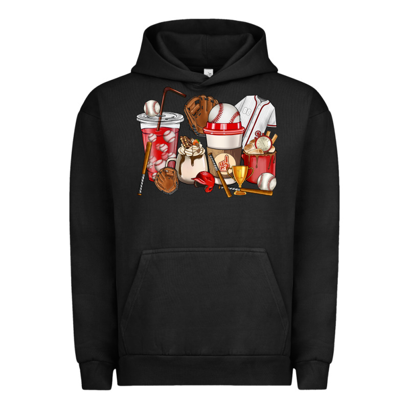 Baseball Coffee Cups Urban Hoodie by HowdyJamesFarm | Teevron