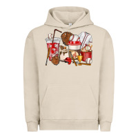 Pigment French Oak Baseball coffee cups Urban Hoodie - HowdyJamesFarm