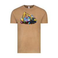 Vintage Camel easter excavator gnome egg leopard Vintage Tee - Artiststas