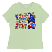Matcha happy 4 th of july Ladies Tee - texasbilliewilder