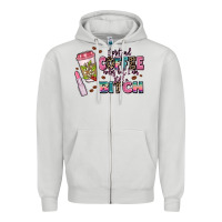 Dove Grey i pretend coffee helps but im still a bitch Zipper Hoodie - MaliasSmallBusiness