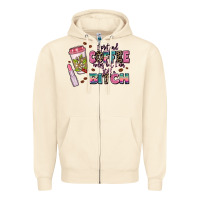 Sandshell i pretend coffee helps but im still a bitch Zipper Hoodie - MaliasSmallBusiness