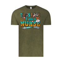 Vintage Olive trust me i am a nurse Vintage Tee - AdoDesignShop