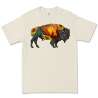 Bone sunflower bison Premium Tee - RanaPortraitStore