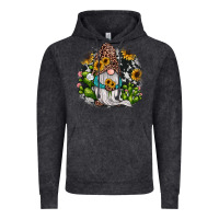Vintage Black gnomes sunflower cactus Vintage Hoodie - JahusDesignShop