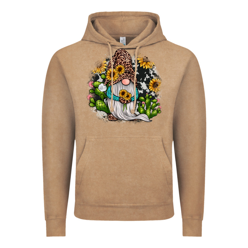 Gnomes Sunflower Cactus Vintage Hoodie by JahusDesignShop | Teevron
