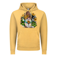 Vintage Mustard gnomes sunflower cactus Vintage Hoodie - JahusDesignShop