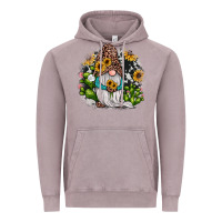 Vintage Zinc gnomes sunflower cactus Vintage Hoodie - JahusDesignShop