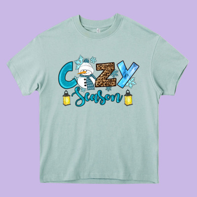 Cozy Season Winter Heavy Core Tee Designed By Ranaportraitstore