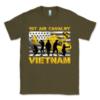 Army Green 1st air cavalry vietnam veteran Classic Tee - Jasminsmagicworld