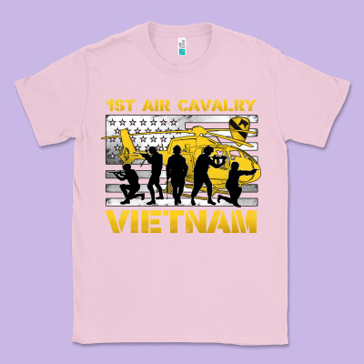 1st Air Cavalry Vietnam Veteran Classic Tee Designed By Jasminsmagicworld