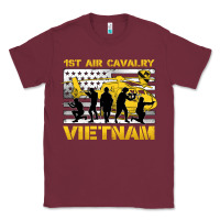 Burgundy 1st air cavalry vietnam veteran Classic Tee - Jasminsmagicworld