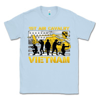 Dusty Blue 1st air cavalry vietnam veteran Classic Tee - Jasminsmagicworld
