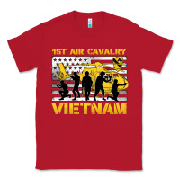 Red 1st air cavalry vietnam veteran Classic Tee - Jasminsmagicworld
