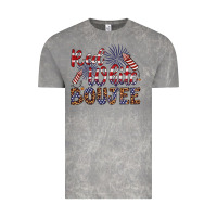 Cloud Rock red white boujee Vintage Tee - Artiststas