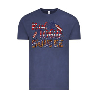 Vintage Denim red white boujee Vintage Tee - Artiststas