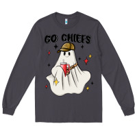 Smoke go chiefs boujee sports ghost stanley Long Sleeve Tee - MaliasSmallBusiness