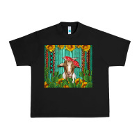 Black goat with sunflower and cactus Urban Heavy Tee - Artiststas