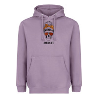 Lavender Glitter Western Patterned Mom Skull Heavyweight Hoodie - Bettercallsaul