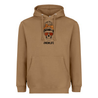 Toasted Coconut Glitter Western Patterned Mom Skull Heavyweight Hoodie - Bettercallsaul