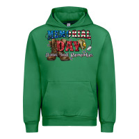Emerald Memorial day honor ans remember Urban Hoodie - CowGirlArtShop