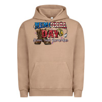 Pigment Burro Memorial day honor ans remember Urban Hoodie - CowGirlArtShop