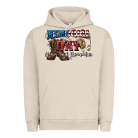 Pigment French Oak Memorial day honor ans remember Urban Hoodie - CowGirlArtShop