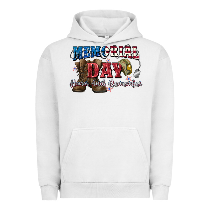 Memorial Day Honor Ans Remember Urban Hoodie by CowGirlArtShop | Teevron