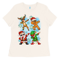 Bone dabbing christmas Ladies Tee - Zillion Design Studio