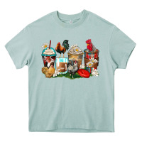 Arona rooster coffee cups Heavy Core Tee - Zillion Design Studio